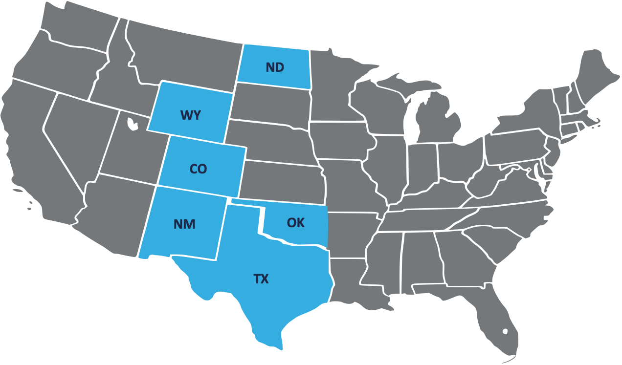 Aureus Energy USA Map